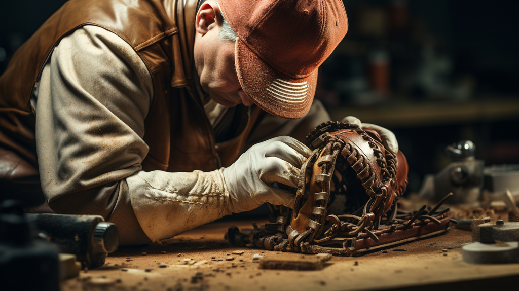 Restoring online baseball glove