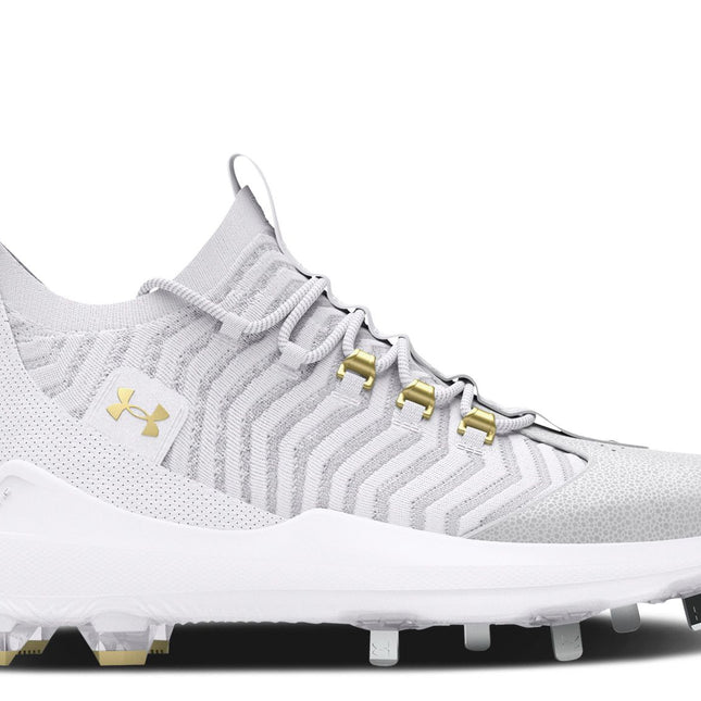 UA Leadoff Harper 9 Pro ST White Men's Baseball Cleats 3027445-100