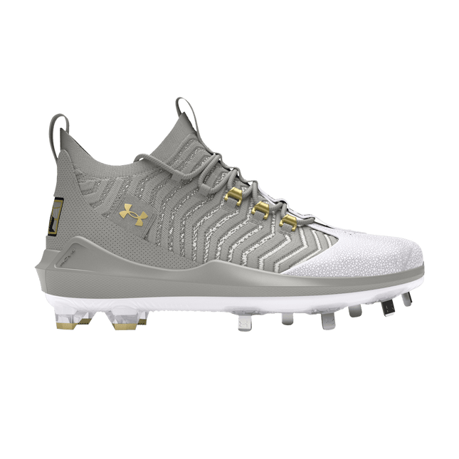 UA Leadoff Harper 9 Pro ST Grey Men's Baseball Cleats 3027445-104