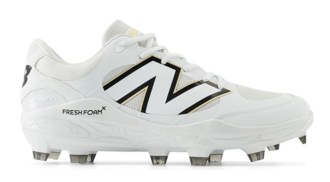 New Balance Low Molded Cleats White PL3000W7
