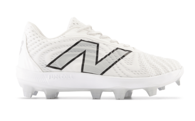 New Balance Low Molded Cleats White PL4040W7