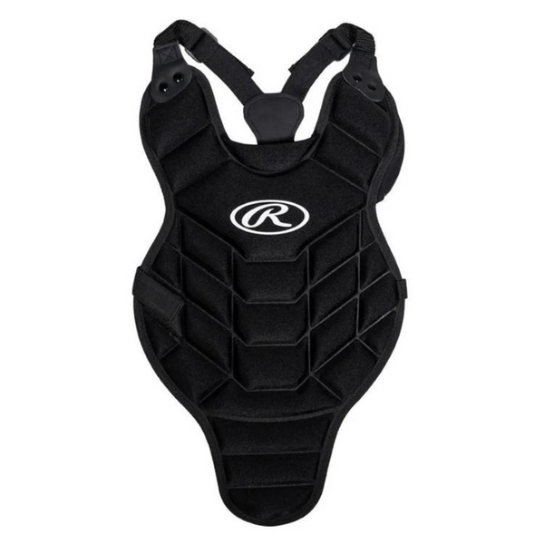 Protection Poitrine Arbitre Rawlings Youth 16 – Noir, Taille M – Équipement Baseball/softball