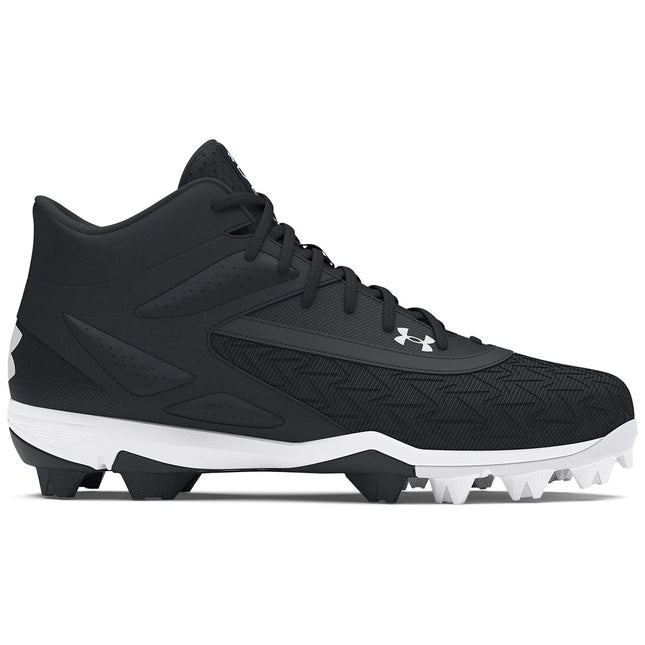 UA Leadoff Mid 3.0 Black Men's Baseball Cleats 3027446-001