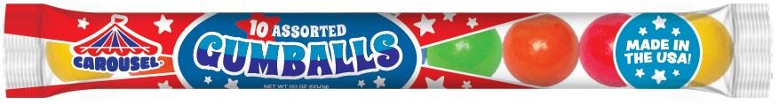 Carousel 10 Gumball Tube