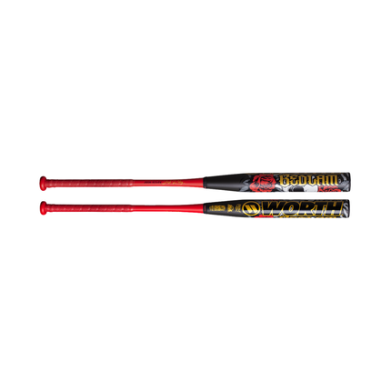 Worth 2026 Bedlam Slowpitch Bat 2pc 12'' Barrel XXL-Load WSU6JRB12X