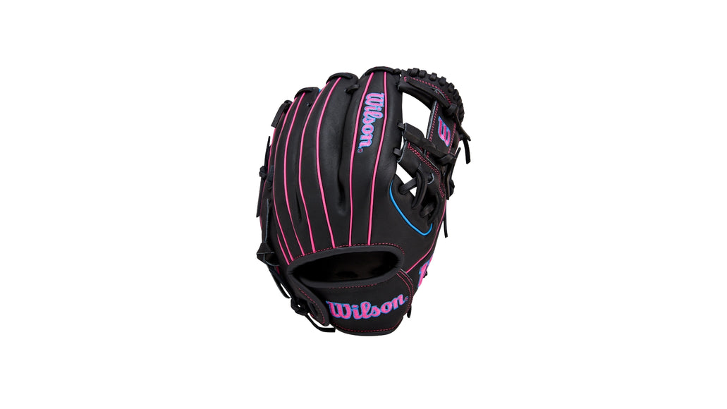 Wilson 2026 A1000™ DP15 Black/Pink Pedroia Fit™ 11.5''
