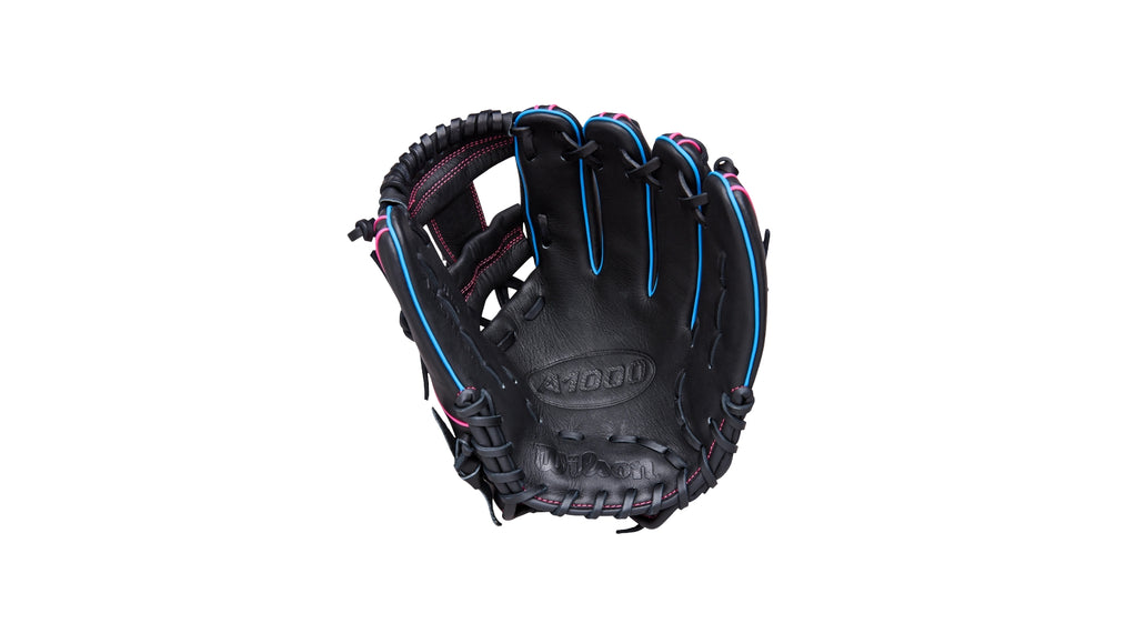 Wilson 2026 A1000™ DP15 Black/Pink Pedroia Fit™ 11.5''