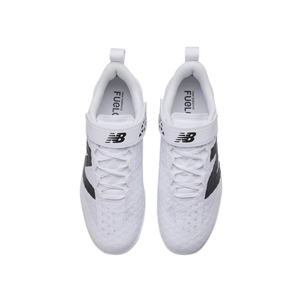 New Balance FuelCell V8 Low Molded Cleats White PL4040W8