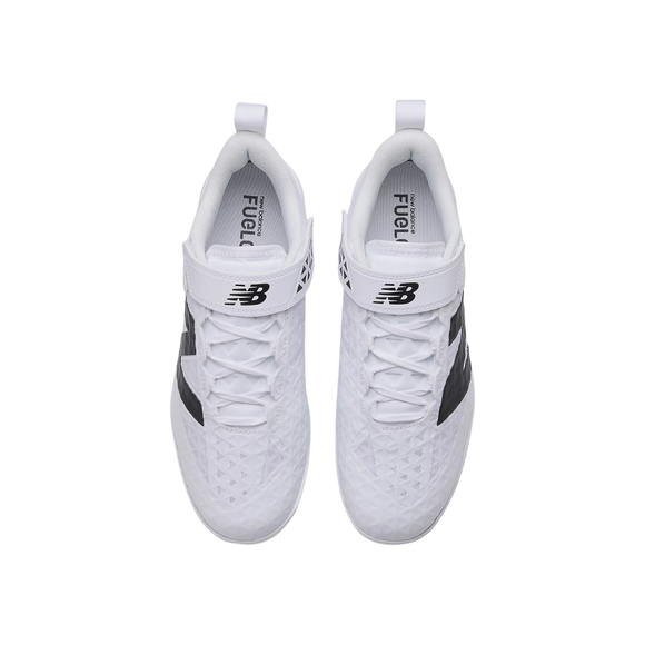 New Balance FuelCell V8 Low Molded Cleats White PL4040W8
