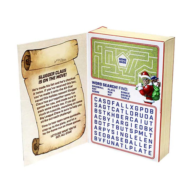 Cahier d'activités de baseball Big League Chew