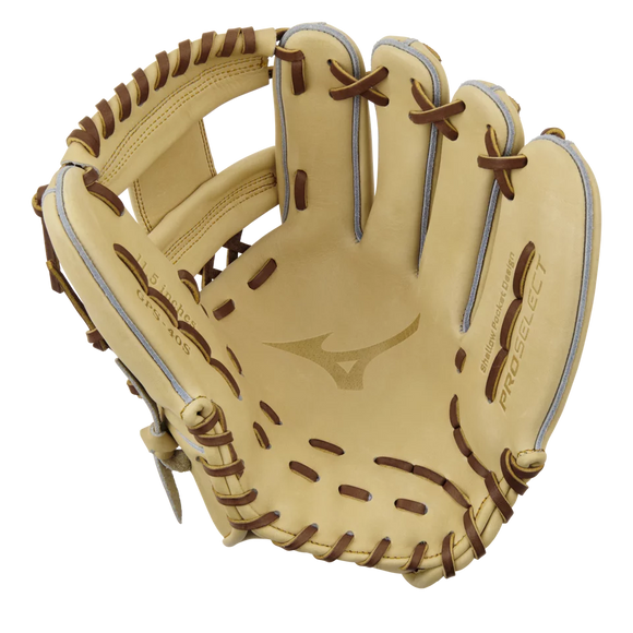 Mizuno GPS-40S Pro Select Camel Baseball Glove 11.75''