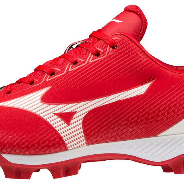 Mizuno Wave Lightrevo Jr Low Molded Cleat Red