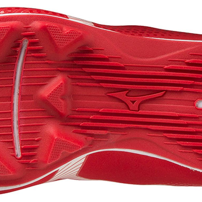 Mizuno Wave Lightrevo Jr Low Molded Cleat Red