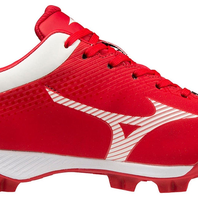 Mizuno Wave Lightrevo Jr Low Molded Cleat Red