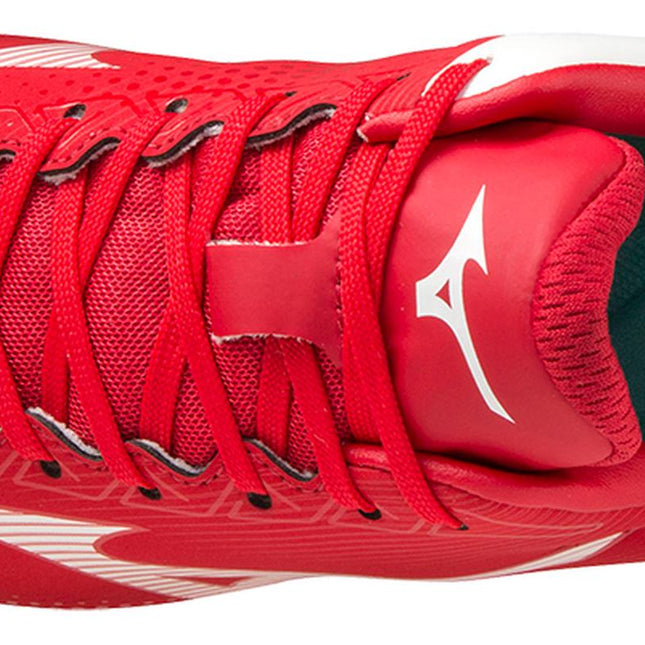 Mizuno Wave Lightrevo Jr Low Molded Cleat Red
