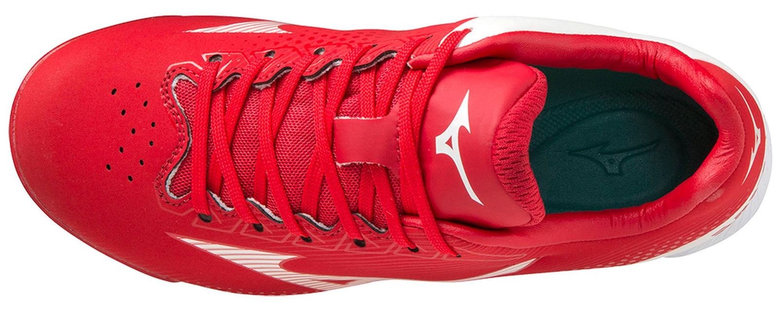 Mizuno Wave Lightrevo Jr Low Molded Cleat Red