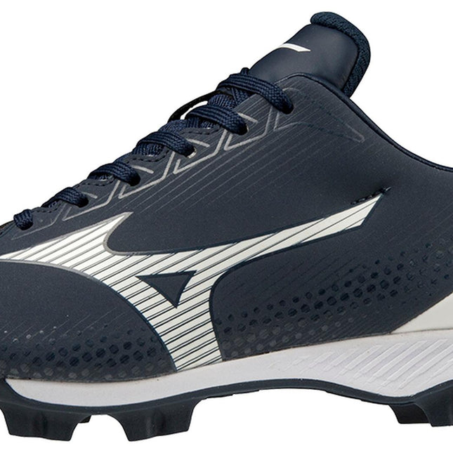Mizuno Wave Lightrevo Jr Low Molded Cleat Navy