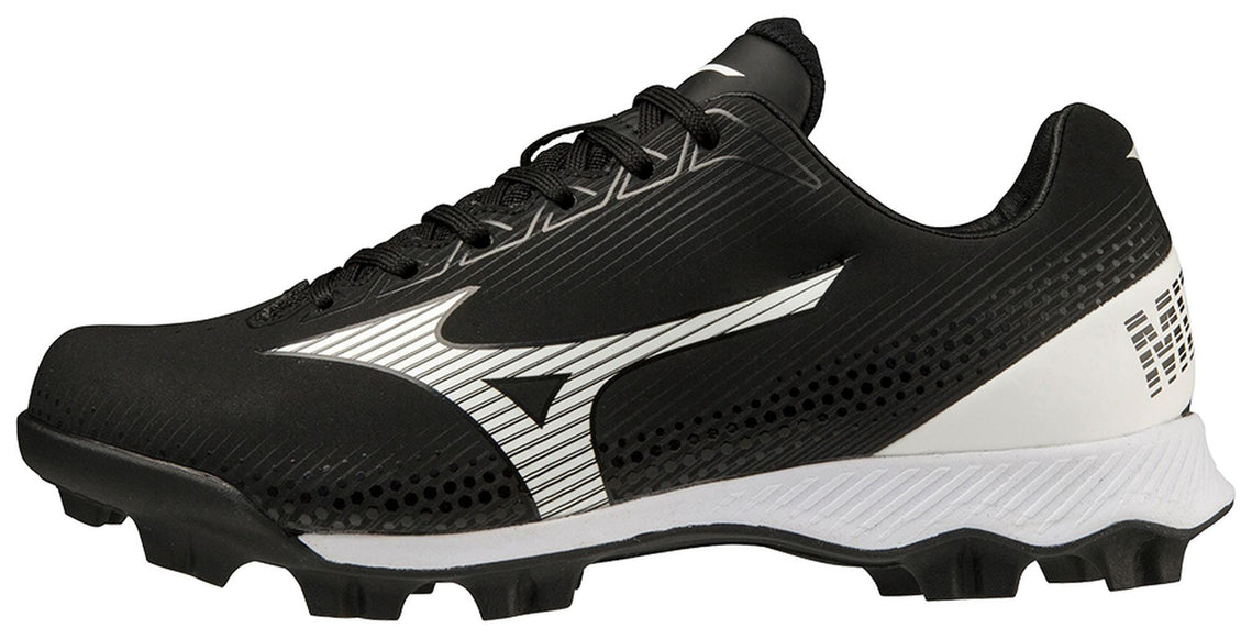 Mizuno Wave Lightrevo Jr Low Molded Cleat Black
