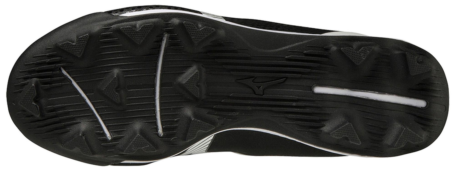 Mizuno Wave Lightrevo Jr Low Molded Cleat Black