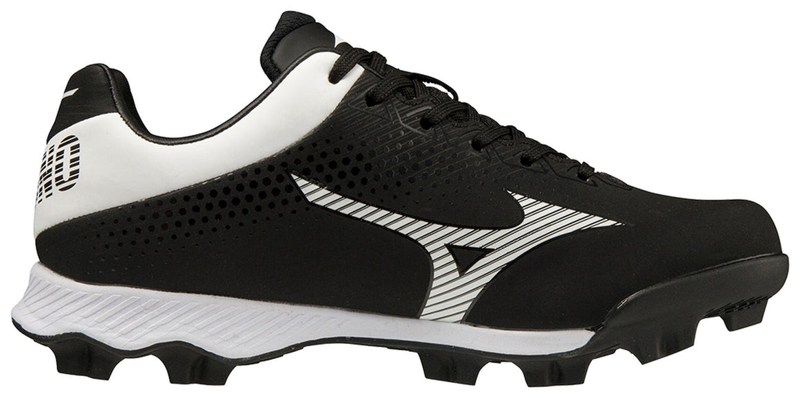 Mizuno Wave Lightrevo Jr Low Molded Cleat Black