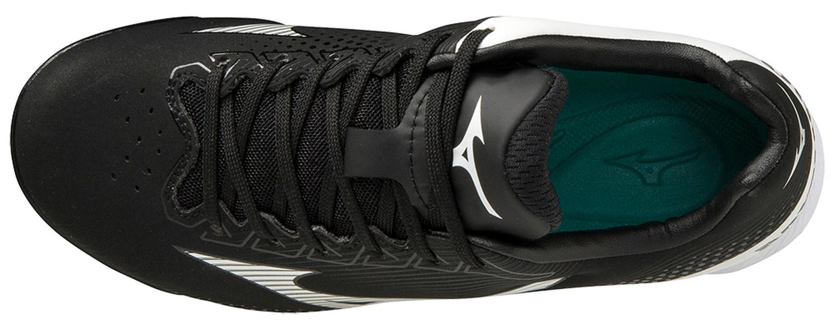 Mizuno Wave Lightrevo Jr Low Molded Cleat Black