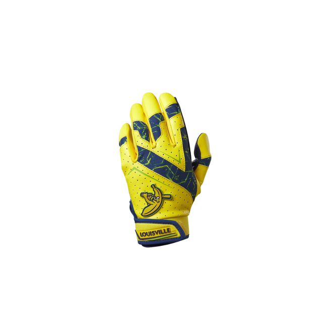Louisville Youth Batting Bananas Batting Glove Yellow/Navy