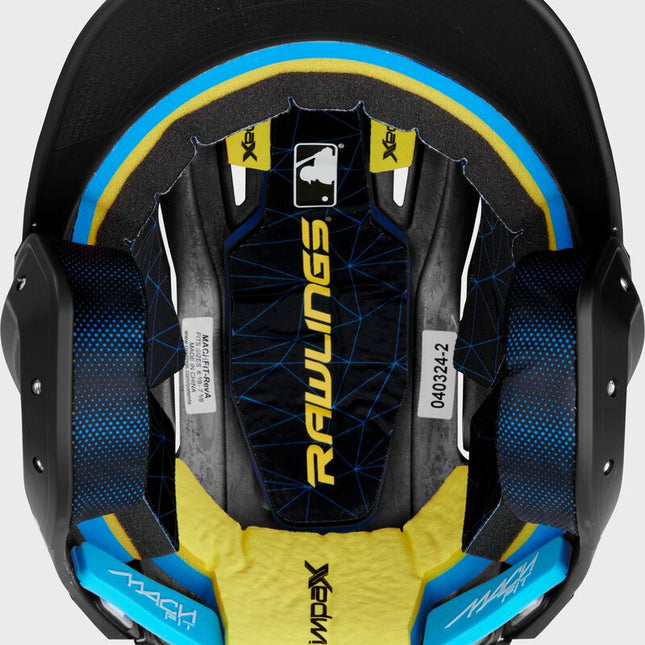 Rawlings Mach-Fit 1-Tone Matte Baseball Helmet O/S MACHFIT