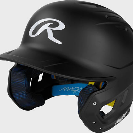 Rawlings Mach-Fit 1-Tone Matte Baseball Helmet O/S MACHFIT