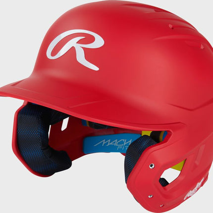 Rawlings Mach-Fit 1-Tone Matte Baseball Helmet O/S MACHFIT