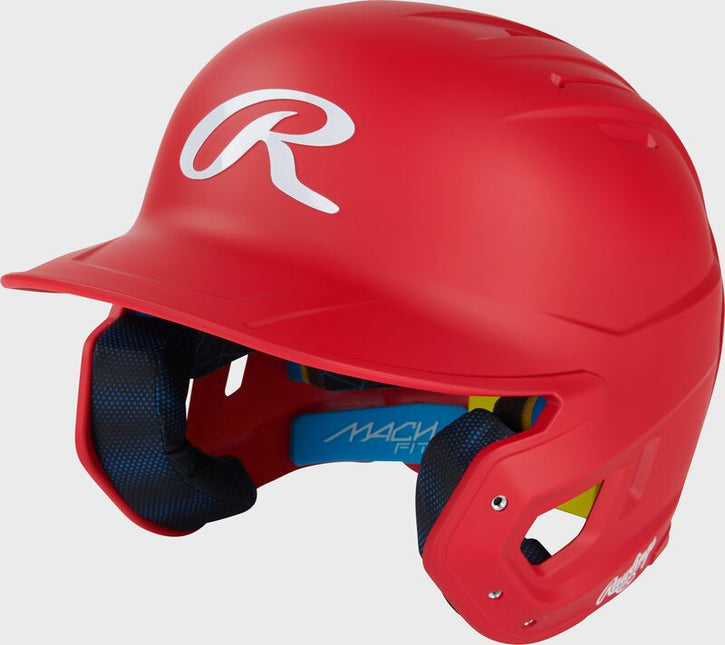 Rawlings Mach-Fit 1-Tone Matte Baseball Helmet O/S MACHFIT