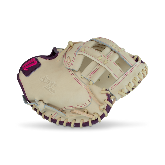 Marucci Ascension Fastpitch Glove Camel/Purple 34" MFGASFP240C2