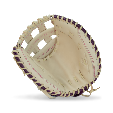 Marucci Ascension Fastpitch Glove Camel/Purple 34" MFGASFP240C2