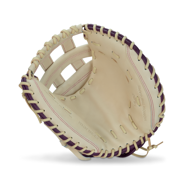 Marucci Ascension Fastpitch Glove Camel/Purple 34" MFGASFP240C2