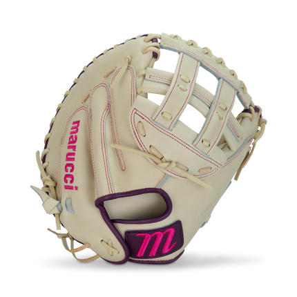 Marucci Ascension Fastpitch Glove Camel/Purple 34" MFGASFP240C2