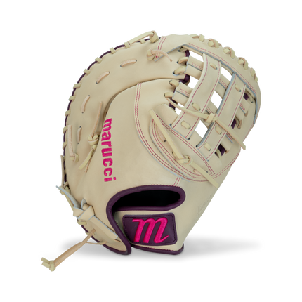 Marucci Ascension Fastpitch Glove Camel/Purple 13" MFGASFP39S2