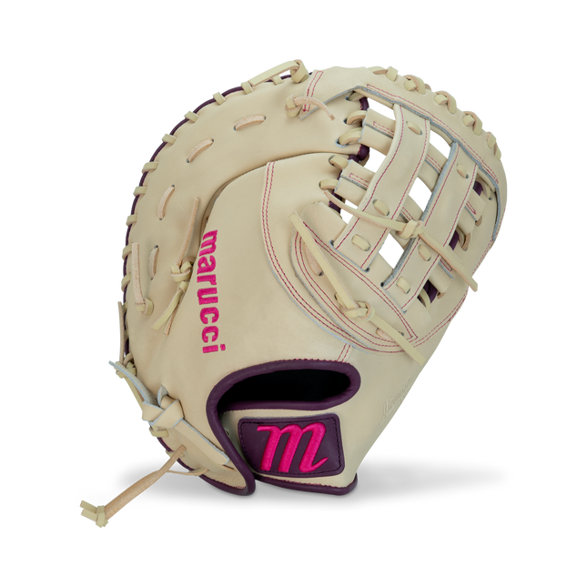 Marucci Ascension Fastpitch Glove Camel/Purple 13" MFGASFP39S2