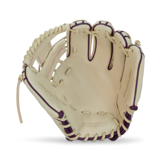 Marucci Ascension Fastpitch Glove Camel/Purple 11.75" MFGASFP44A2