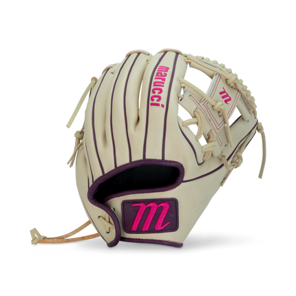 Marucci Ascension Fastpitch Glove Camel/Purple 11.75" MFGASFP44A2