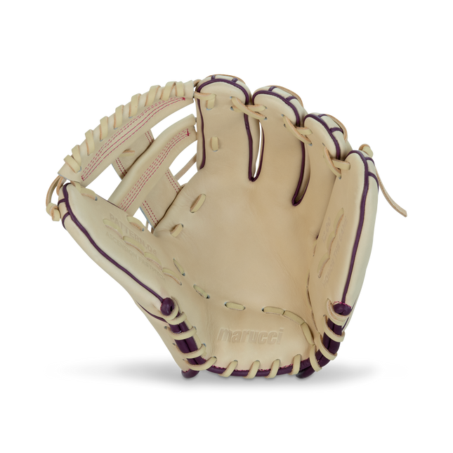 Marucci Ascension Fastpitch Glove Camel/Purple 12" MFGASFP45A5