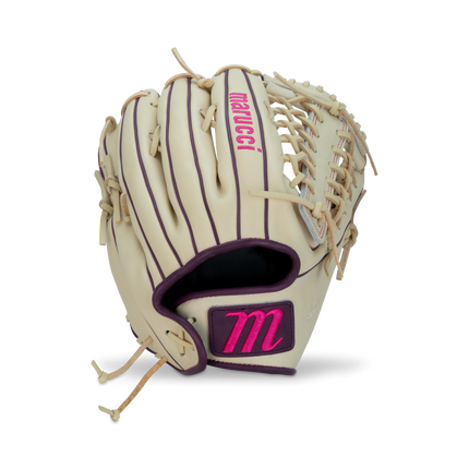 Marucci Ascension Fastpitch Glove Camel/Purple 12.5" MFGASFP97A6