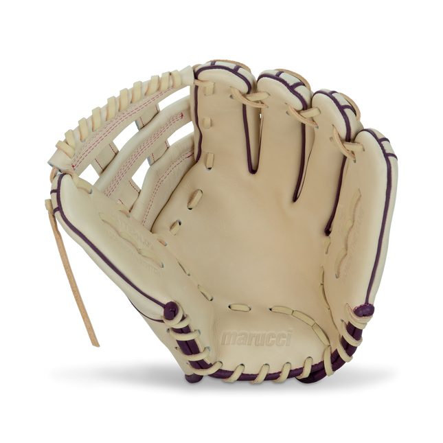 Marucci Ascension Fastpitch Glove Camel/Purple 12.75" MFGASFP98R3