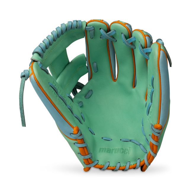 Marucci Cypress Lizard Skins Fastpitch Glove Camel/Columbia Blue 11.75" MFG2CYFP44A2
