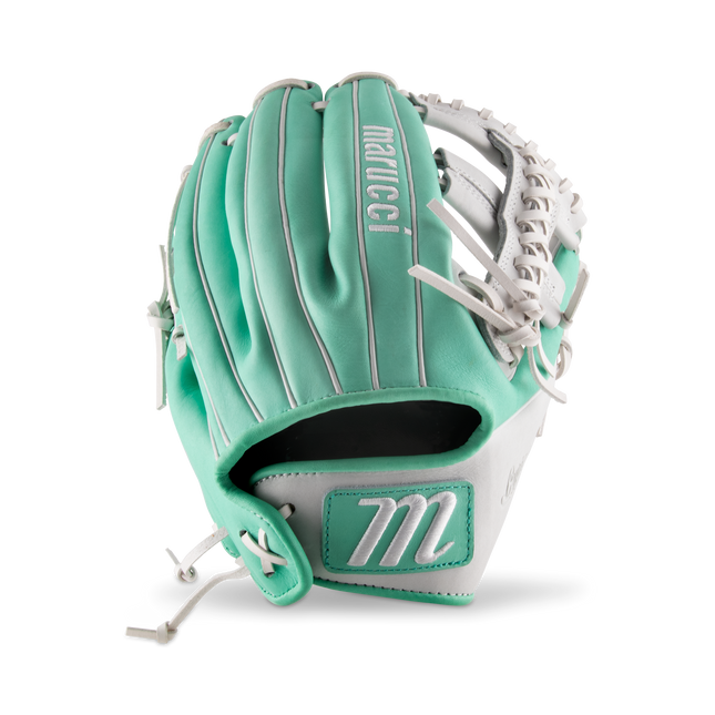 Marucci Cypress Lizard Skins Fastpitch Glove White/Mint 12" MFG2CYFP45A5
