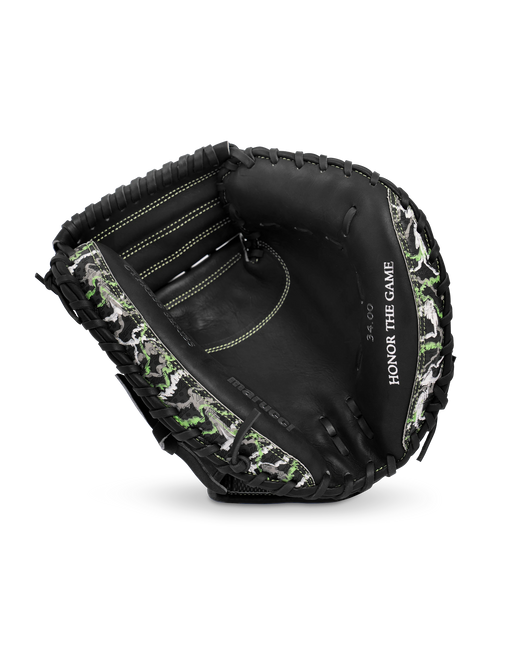 Marucci Cypress Lizard Skins Series Baseball Glove Black/Goblin Camo 34" MFGCYLS240C1