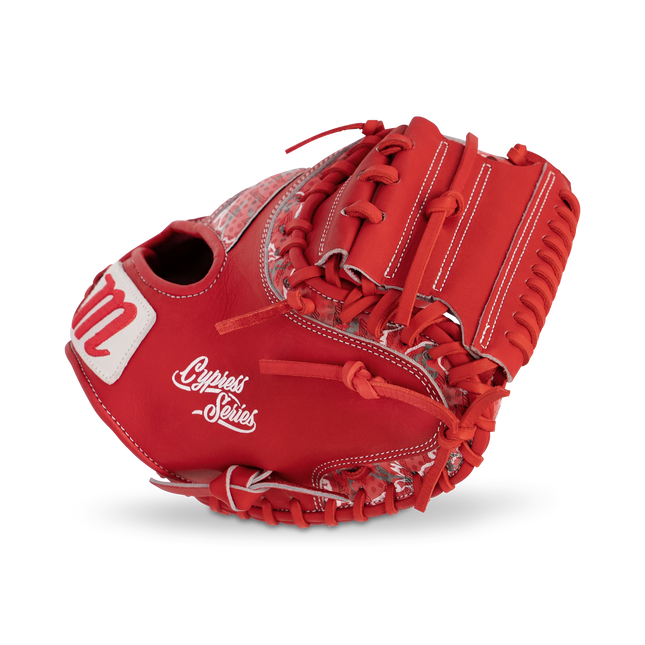 Marucci Cypress Lizard Skins Series Baseball Glove Red/Scarlet Camo 34" MFGCYLS240C1