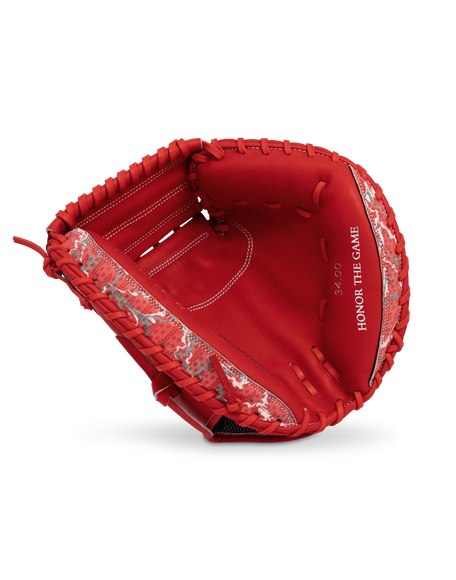 Marucci Cypress Lizard Skins Series Baseball Glove Red/Scarlet Camo 34" MFGCYLS240C1