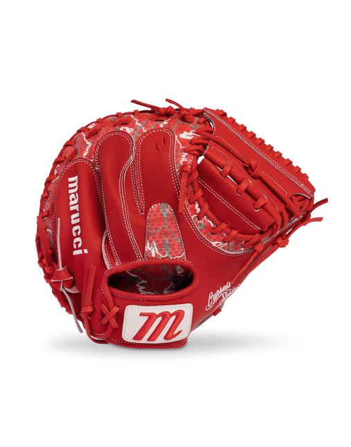 Marucci Cypress Lizard Skins Series Baseball Glove Red/Scarlet Camo 34" MFGCYLS240C1