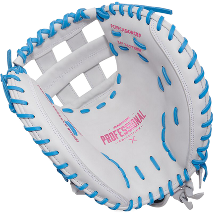 Gants de receveur Easton Professional Collection Color Splash Fastpitch 34'' PCFPCM34WCBP