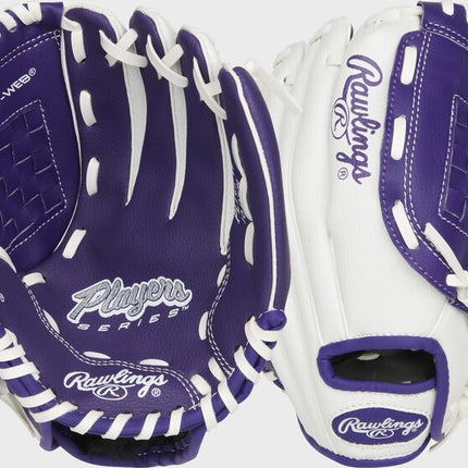 Rawlings "Players" Series Baseball Glove Youth 10" PL10PW
