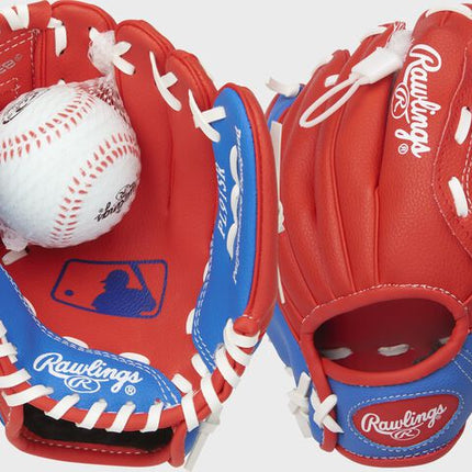 Rawlings "Players" Series Baseball Glove W/Ball Youth 9" PL91SR